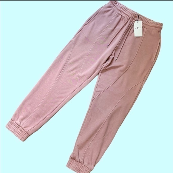 7 for all mankind Pink Joggers - Picture 2 of 7